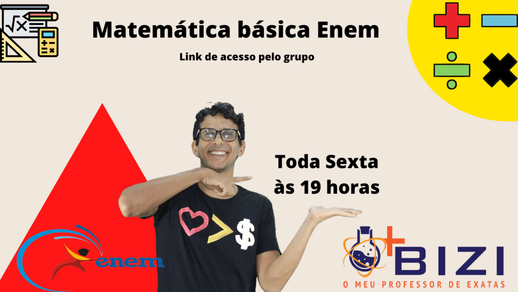 Aula de Matemática toda Sexta&nbsp;feira!!!